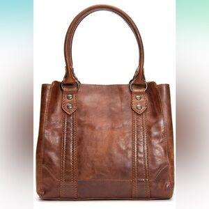 Frye Melissa Tote Cognac Brown